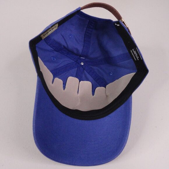 Drake Waterfowl Hat Royal Blue Cotton Twill Logo Patch Strapback Ball Cap NWT - Picture 8 of 9